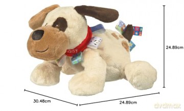 Taggies- Pluszaks, 31741, Marron/Blanc, 30,5 cm, 12", Soft Toy