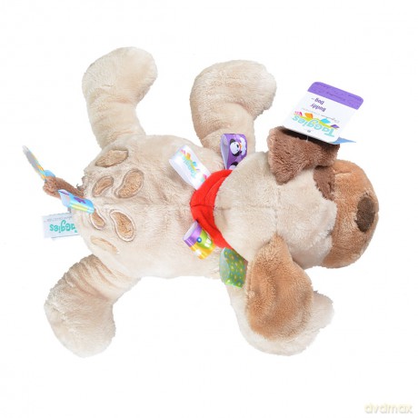 Taggies- Pluszaks, 31741, Marron/Blanc, 30,5 cm, 12", Soft Toy