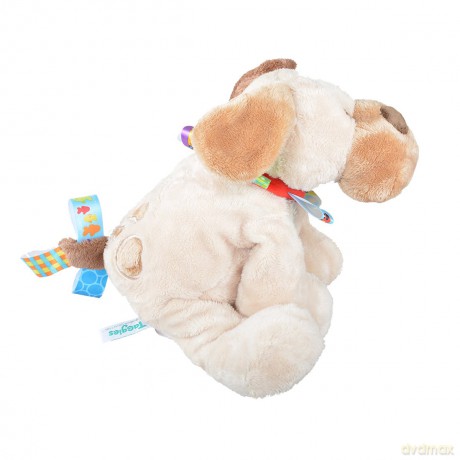 Taggies- Pluszaks, 31741, Marron/Blanc, 30,5 cm, 12", Soft Toy