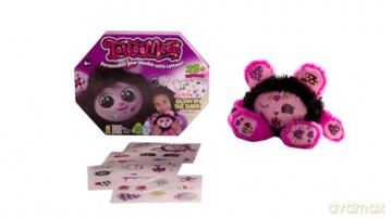 TattooMeez Glow in the Dark, create a personalised teddy bear with the glow in the dark temporary tattoos also suitable skin. Peel, tattoo and unbox, fun personalised crafts for kids. Age 4+