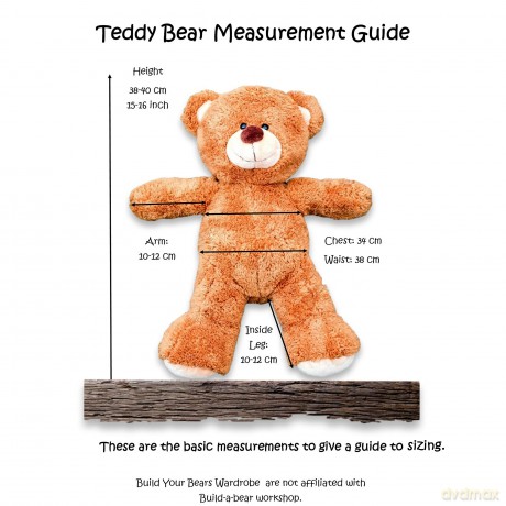 Teddy Bear Clothes Girl Band Singer Outfit with Mic Fits Most Build a Bear 38-40 cm (pink)