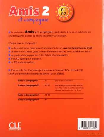 Amis et compagnie 2 Methode de francais [KSIĄŻKA]