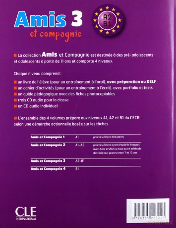 Amis et compagnie 3 Cahier d'activites CLE [KSIĄŻKA]