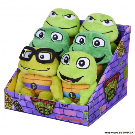 Teenage Mutant Ninja Turtles: Mutant Mayhem Leonardo Toddler Plush. Collect all 4 Turtle Plush. Ideal present for TMNT Fans.