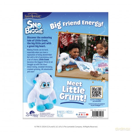 The Elf on the Shelf SnoBiggie Little Grunt Plush Yeti and Book