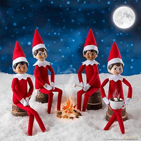 The Elf on the Shelf: A Christmas Tradition - Boy Scout Elf with Brown Eyes - Includes Artfully Illustrated Storybook, Keepsake Box and Official Adoption Certificate