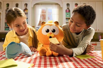 The Garfield Movie - Interactive Baby Garfield Plush | Eating, Burping, Sleeping Interactive Plush for Kids Ages 3+