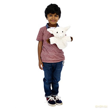 The Puppet Company - CarPets - White Rabbit Hand Puppet,25 cm