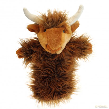 The Puppet Company - Long Sleeves - Highland Cow Hand Puppet