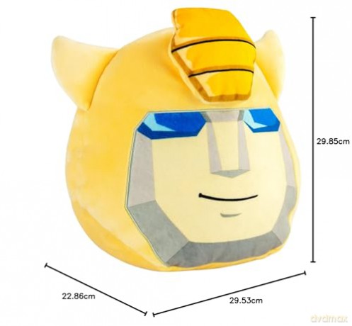 Tomy Plush - Mega Transformers Bumblebee | Soft and Huggable Collectible Plush Toy for Kids and Fans