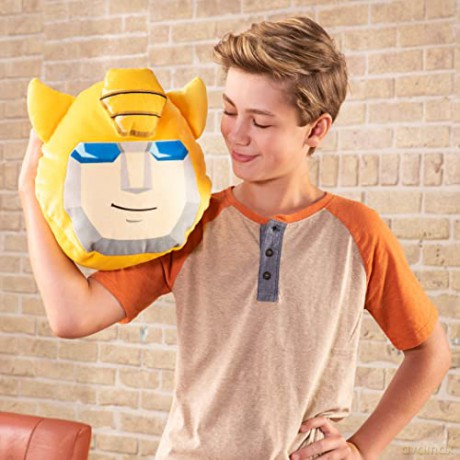 Tomy Plush - Mega Transformers Bumblebee | Soft and Huggable Collectible Plush Toy for Kids and Fans
