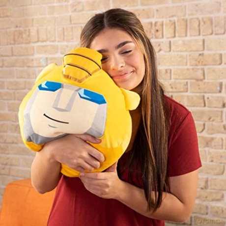 Tomy Plush - Mega Transformers Bumblebee | Soft and Huggable Collectible Plush Toy for Kids and Fans