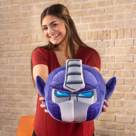 Tomy Plush - Mega Transformers Optimus Prime | Soft and Cuddly Collectible Plush Toy | Officially Licensed Transformers Merchandise