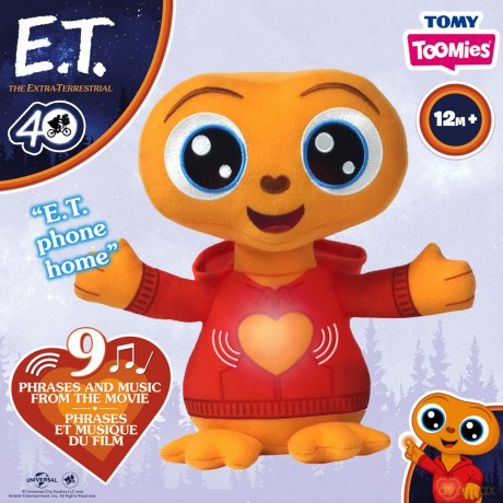 Tomy Toomies My Best Friend E.T. Special E.T. the Extra-Terrestrial 40th Anniversary Edition Interactive Talking Toy