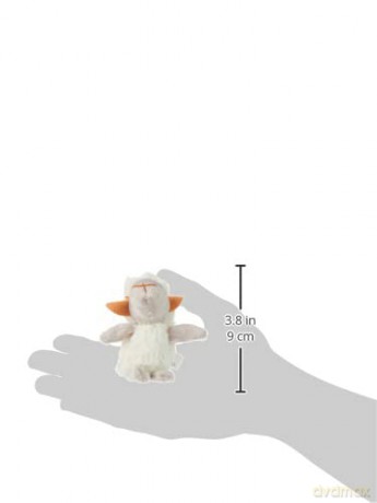 Trixie Sheep Plush Toy for Cat,White, 10 cm