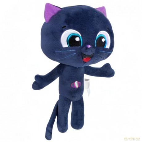True and The Rainbow Kingdom Talking Musical Cuddly Plush Teddy - Bartleby Cute Soft Kitty Cat Toy for Children - Ages 3+
