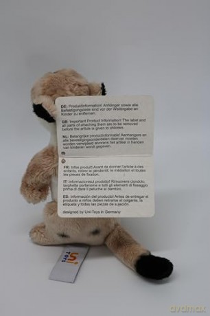 Uni-Toys - Meerkat - 14 cm (Height) - Plush Meerkat - Plush Toy, Cuddly Toy