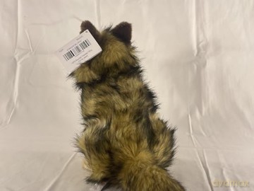 Uni-Toys - Wolf, sitting - 25 cm (height) - plush wolf, lupus - plush toy, cuddly toy