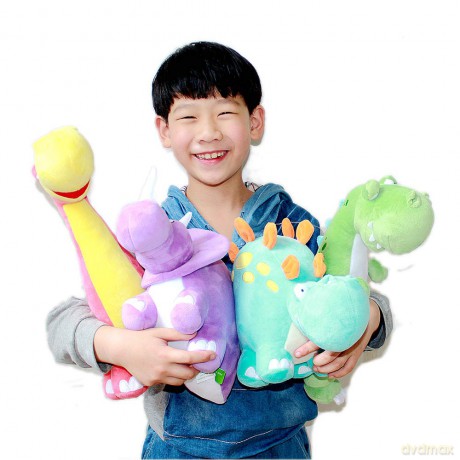 VACHICHI 35CM Cute Stuffed Animal Brontosaurus,Soft Toy Dinosaurs, Plush Toy Dinosaur, Kawaii Dino Plushies, Gifts for Birthday, Valentines Day Christmas, Pink Brontosaurus