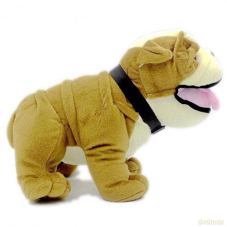 VACHICHI Lifelike Stuffed Animals English Bulldog Teddy Realistic Plush Soft Toy Animals Dog Puppy,30cm (English Bulldog)
