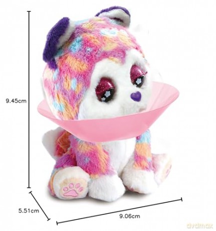 VTech Hope the Rainbow Husky, Interactive Soft Toy for Children, Soft Plush for Sensory Play, Cute Dog Plush Toy for Girls and Boys Aged 3 + Years, English Version
