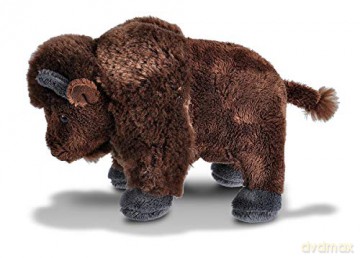 WIld Republic Bison Baby Plush Soft Toy, Cuddlekins Cuddly Toys, Gifts for Kids 20cm