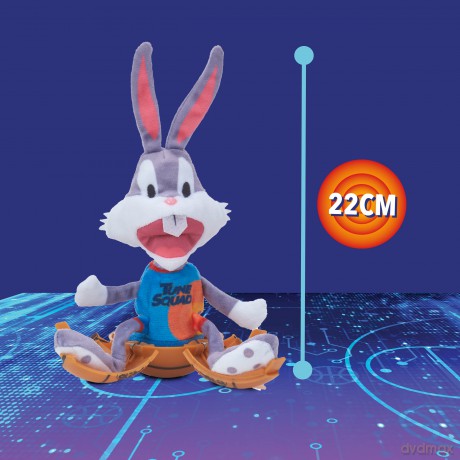 WOW! STUFF Drop n Bugs Bunny Space Jam: A New Legacy Basketball Pop-up Plush | Official Film Collectables, Toys and Gifts for Boys and Girls, Aged 5