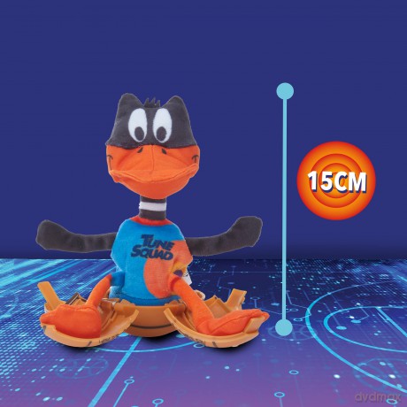 WOW! STUFF Drop n Daffy Duck Space Jam: A New Legacy | Basketball Pop-up Plush | Official Film Collectables, Toys and Gifts for Boys and Girls, Aged 5