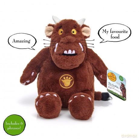 WOW! STUFF The Gruffalo Interactive Plush | Official Talking 12" Soft Toy From The Julia Donaldson and Axel Scheffler Childrens Books and Films | For Boys and Girls Aged 2 to 6