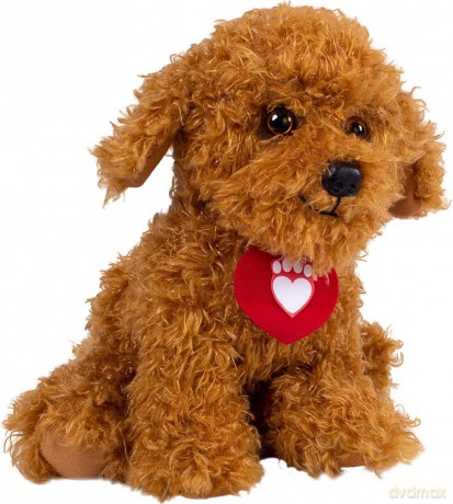 Waffle the Wonder Dog 539 3401 Soft Toy with Sound, Brown