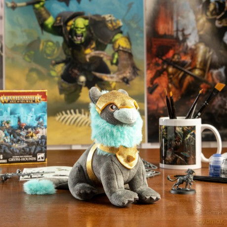 Warhammer Age of Sigmar Sacrosanct Gryph-hound - Collectible Plush Toy - 6.5 Inch