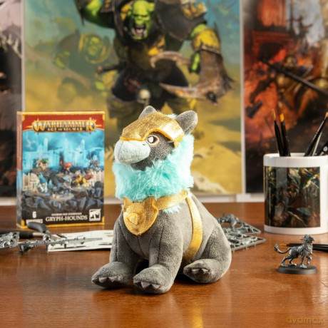 Warhammer Age of Sigmar Sacrosanct Gryph-hound - Collectible Plush Toy - 6.5 Inch
