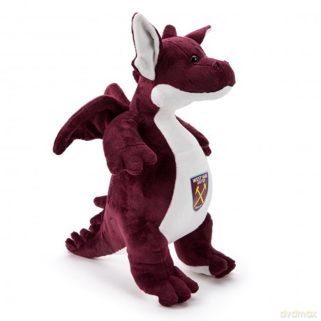 West Ham FC Standing Dragon 33 cm Officially Licensed Football Soft Toy Plush For Adults And Kids