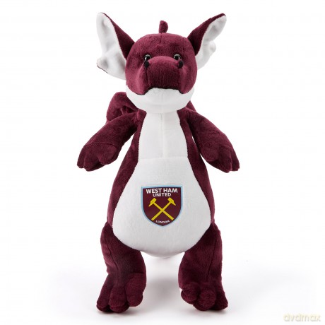 West Ham FC Standing Dragon 33 cm Officially Licensed Football Soft Toy Plush For Adults And Kids
