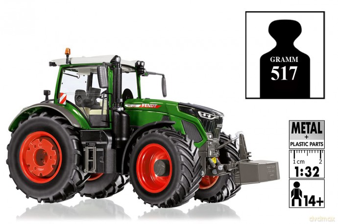 Wiking 7865 Fendt 942 Vario Tractor, Green