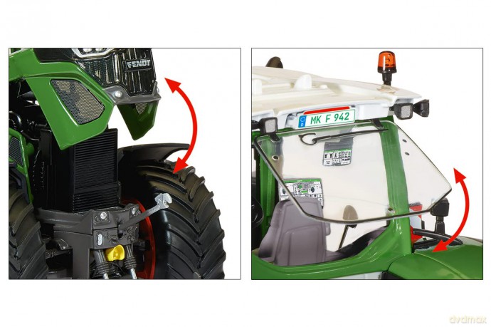 Wiking 7865 Fendt 942 Vario Tractor, Green