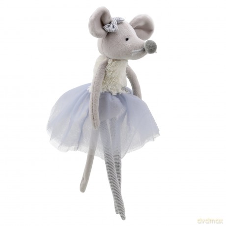 Wilberry - Dancers - Silver Mouse Soft Toy - WB004108