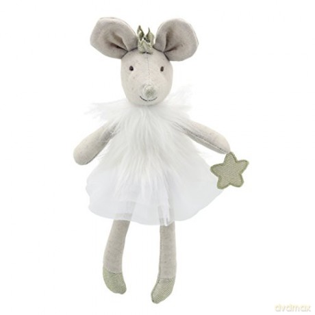 Wilberry - Dancers - White Mouse Soft Toy - WB004105