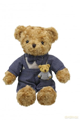 Wilberry - Dressed Animals - Daddy Bear Soft Toy - WB005413