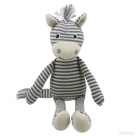 Wilberry - Knitted - Zebra Soft Toy - WB004335
