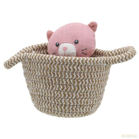 Wilberry - Pets in Baskets - Cat Soft Toy - WB001807