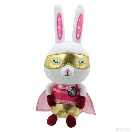Wilberry WB004706- Super Heroes - Rabbit Soft Toy - ,Pink