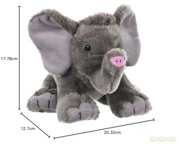 Wild Republic 10831 Baby African Elephant Cuddlekins Mini, 20 cm