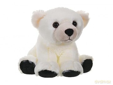 Wild Republic 10845 Polar Bear Baby Plush, Cuddlekins Cuddly Soft Toys, Kids Gifts, 20 cm Mini