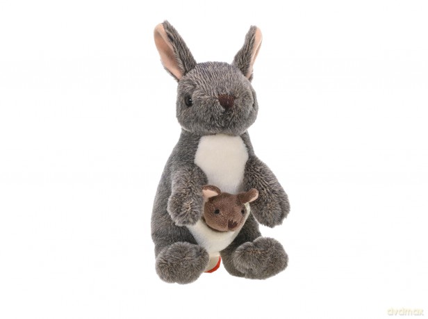 Wild Republic 10867 Cuddlekins Animal Plush, Kangaroo with Joey, 20 cm