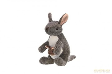 Wild Republic 10867 Cuddlekins Animal Plush, Kangaroo with Joey, 20 cm
