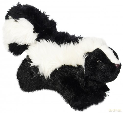 Wild Republic 10886 Skunk Stuffed Animal Plush Toy, 9",White