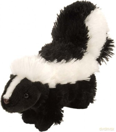 Wild Republic 10886 Skunk Stuffed Animal Plush Toy, 9",White