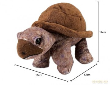 Wild Republic 10894 Tortoise Plush, Cuddlekins Cuddly Soft Toys, Kids Gifts, 20 cm Mini, Brown