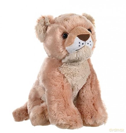 Wild Republic 10911 Lion Baby Plush Soft, Cuddlekins Cuddly Toys, Gifts for Kids, Brown, 30cm